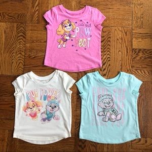 Girls Paw Patrol T-Shirts